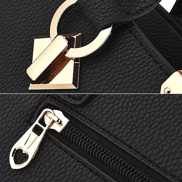 Women’s Elegant Blue Handbag with Removable Strap - Image 8