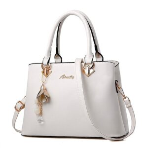 Women’s Faux Leather Handbag with Chain