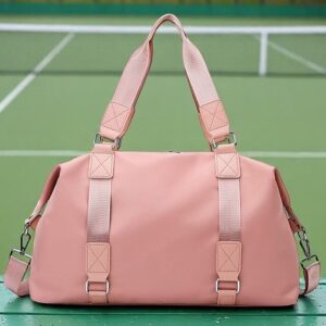 Women’s Fashion Pink Nylon Duffel Bag