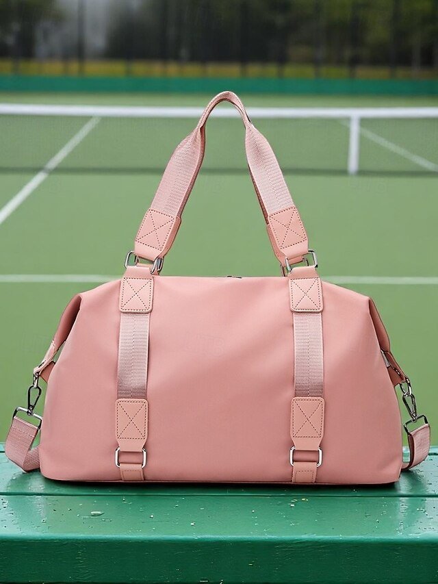 Women’s Fashion Pink Nylon Duffel Bag