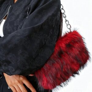 Alternative view of Women’s Faux Fur Chain Bag