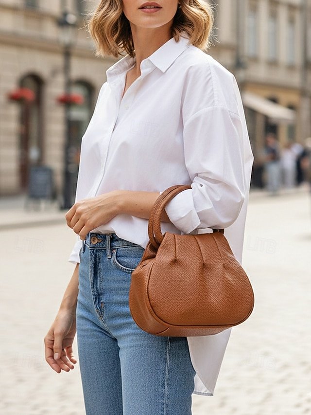 Women’s Waterproof Faux Leather Handbag - Image 2