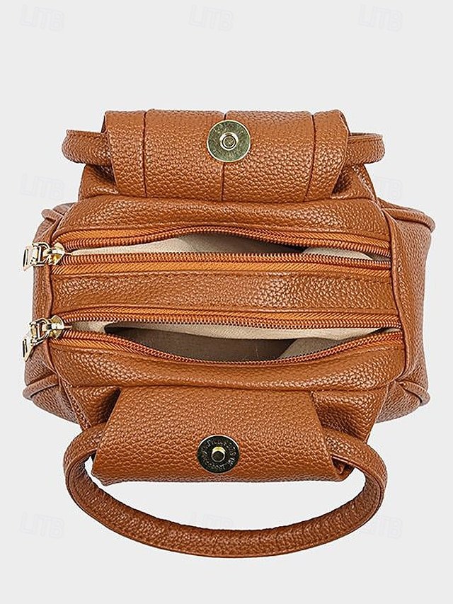 Women’s Waterproof Faux Leather Handbag - Image 7