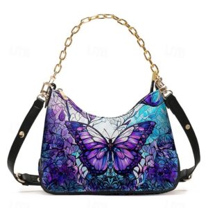 Alternative view of Women’s Faux Leather Shoulder Bag with Adjustable Strap