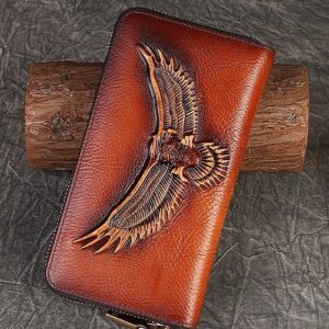 Women’s Leather Wallet with Zipper