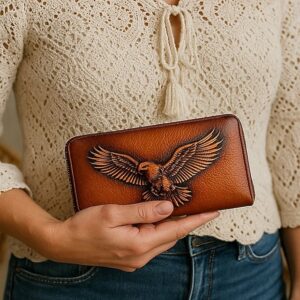 Alternative view of Women’s Leather Wallet with Zipper