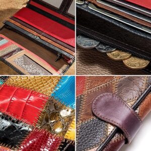 Alternative view of Women’s Genuine Leather Patchwork Wallet