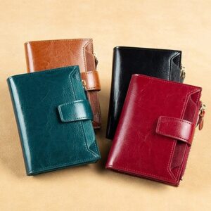 Women’s Genuine Leather RFID Blocking Wallet