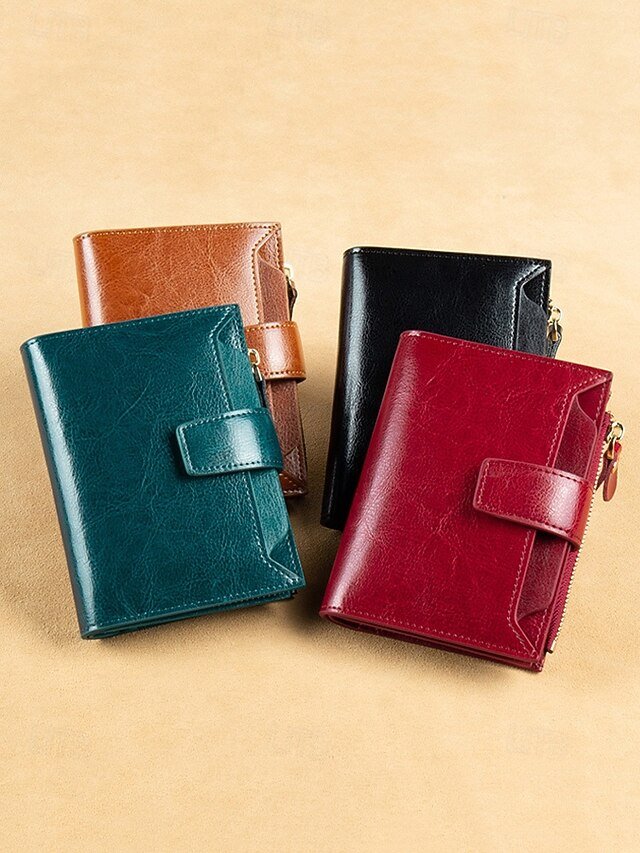 Women’s Genuine Leather RFID Blocking Wallet