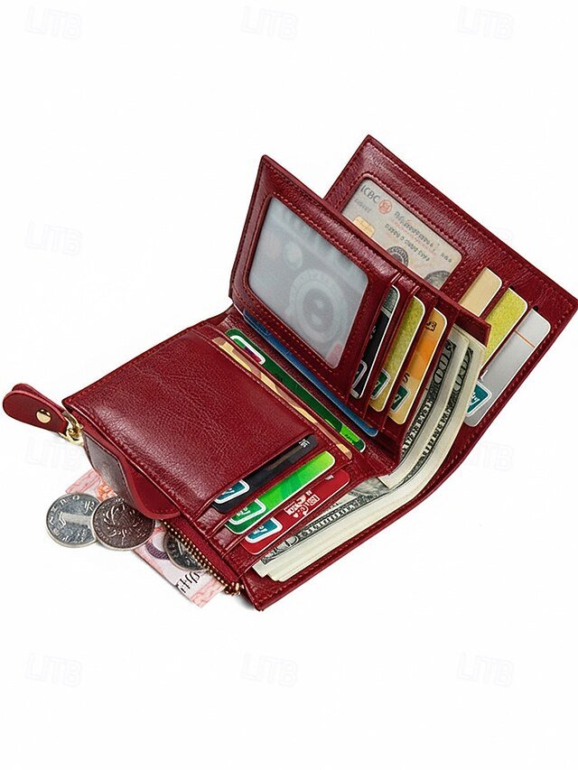 Women’s Genuine Leather RFID Blocking Wallet - Image 7