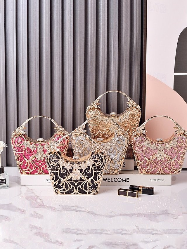 Women’s Glitter Evening Handbag - Image 5