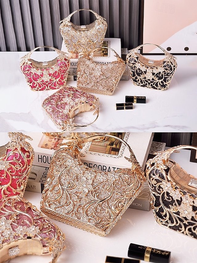 Women’s Glitter Evening Handbag - Image 6