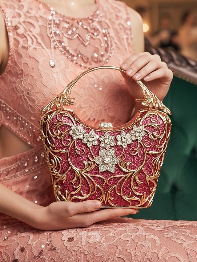 Women’s Glitter Evening Handbag - Image 8