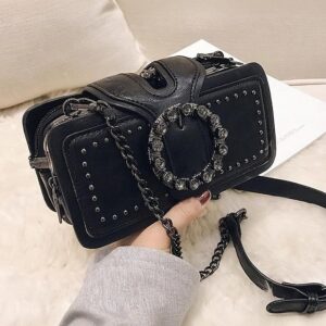 Women’s Large Capacity Faux Leather Crossbody Bag