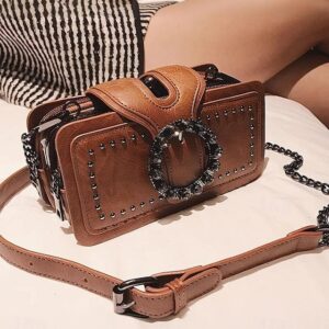 Alternative view of Women’s Large Capacity Faux Leather Crossbody Bag