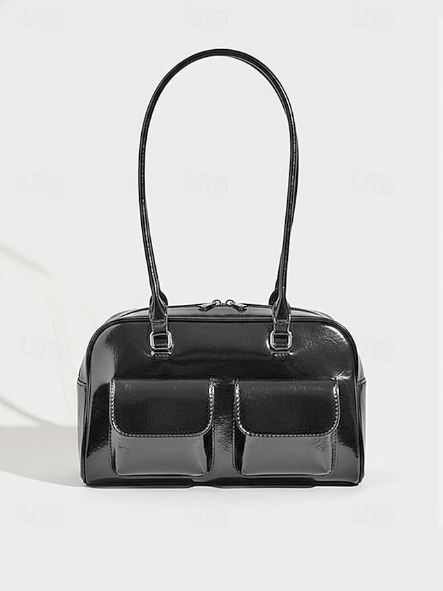 Women’s Large Capacity Faux Leather Handbag - Image 5