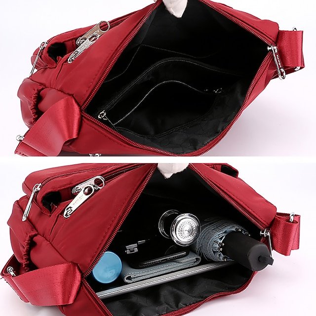 Women’s Lightweight Nylon Crossbody Bag - Image 5