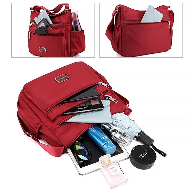 Women’s Lightweight Nylon Crossbody Bag - Image 6