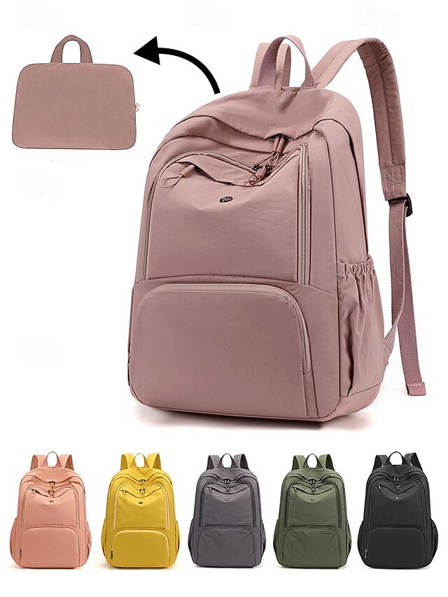 Women’s Lightweight Water-Repellent Nylon Backpack