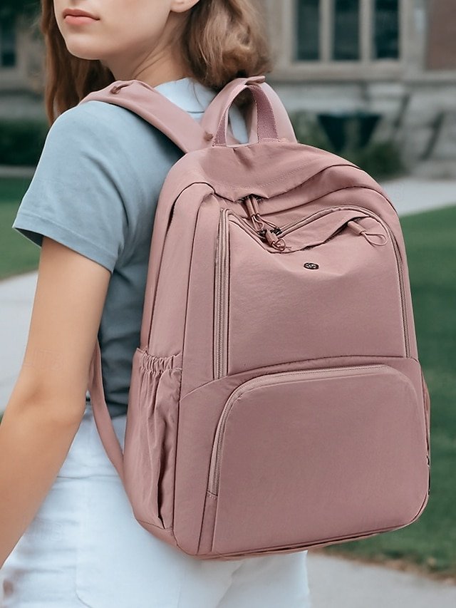 Women’s Lightweight Water-Repellent Nylon Backpack - Image 2