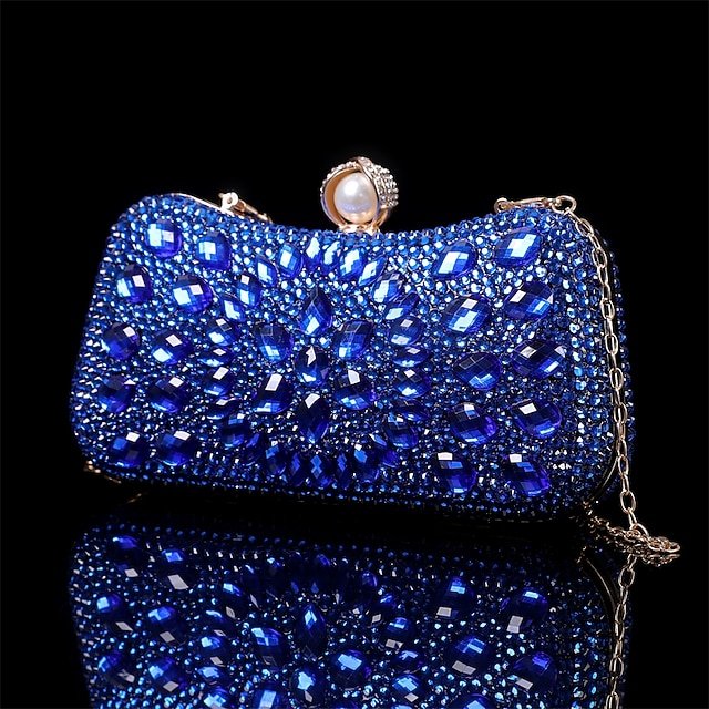 Women’s Multicolor Crystal Evening Clutch - Image 6