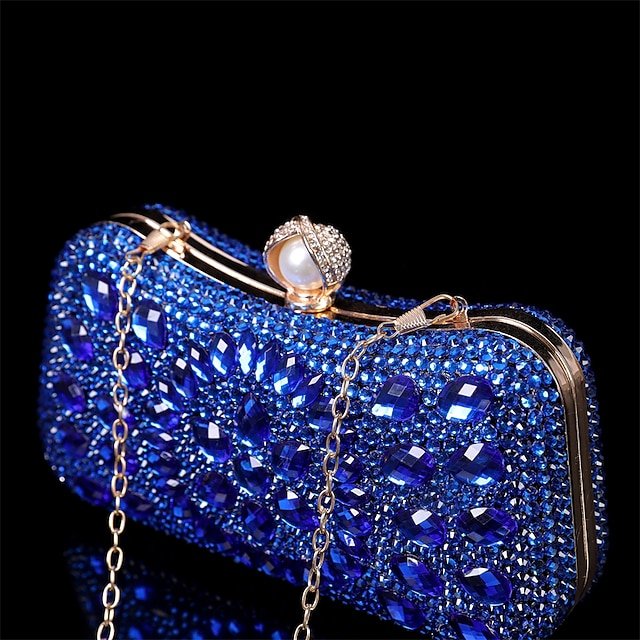 Women’s Multicolor Crystal Evening Clutch - Image 7