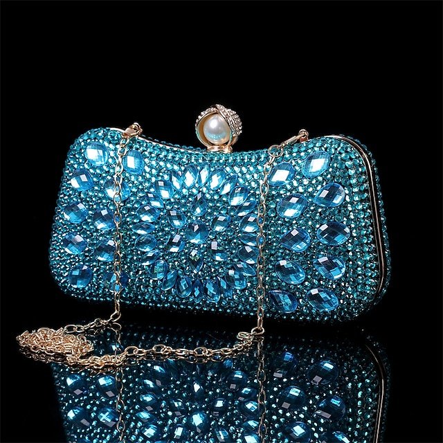 Women’s Multicolor Crystal Evening Clutch - Image 8