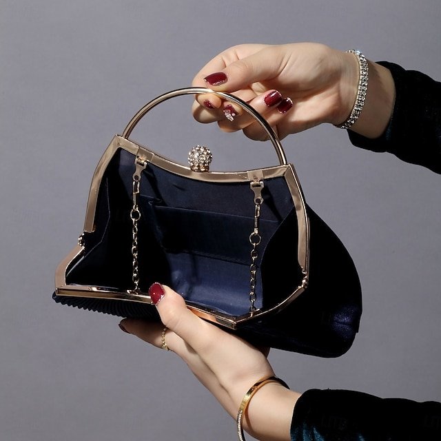 Women’s Navy Blue Evening Clutch - Image 2