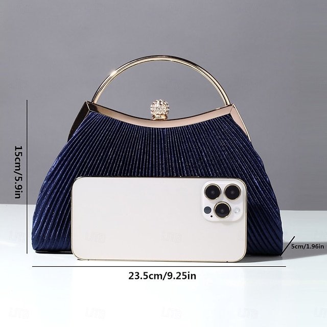 Women’s Navy Blue Evening Clutch - Image 3