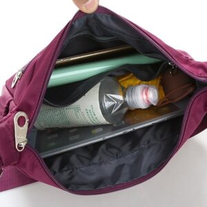 Alternative view of Women’s Navy Blue Nylon Crossbody Messenger Bag
