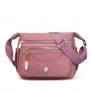 Alternative view of Women’s Nylon Crossbody Bag with Multiple Pockets