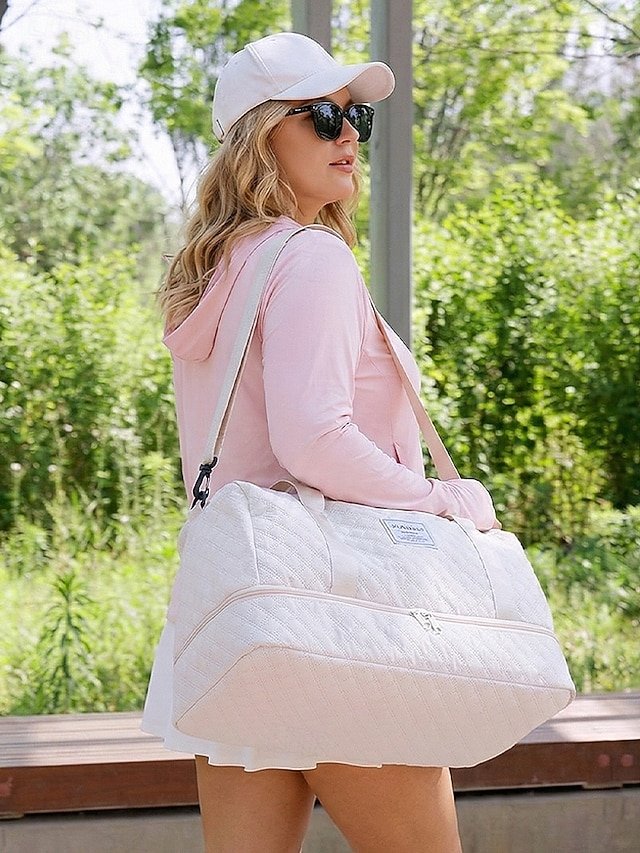 Women’s Quilted Nylon Tote Bag - Image 2