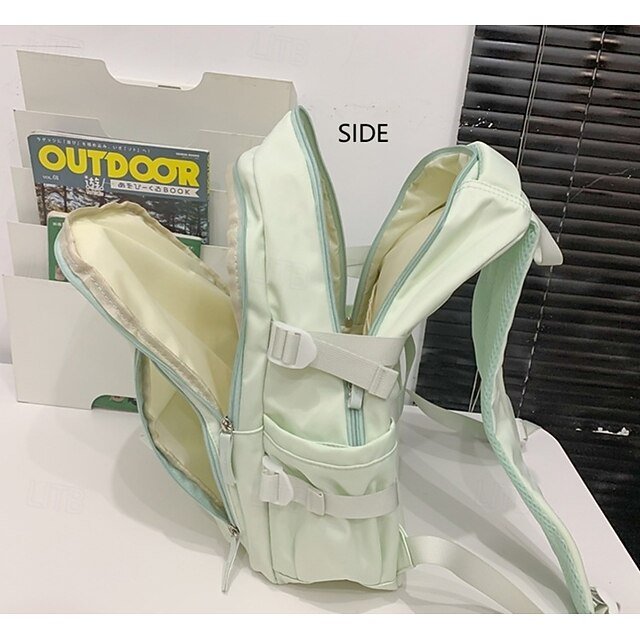 Women’s Pastel Green School Backpack - Image 5