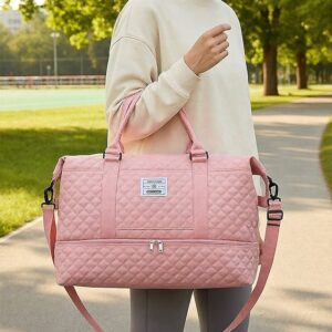 Alternative view of Women’s Quilted Nylon Duffel Bag Set