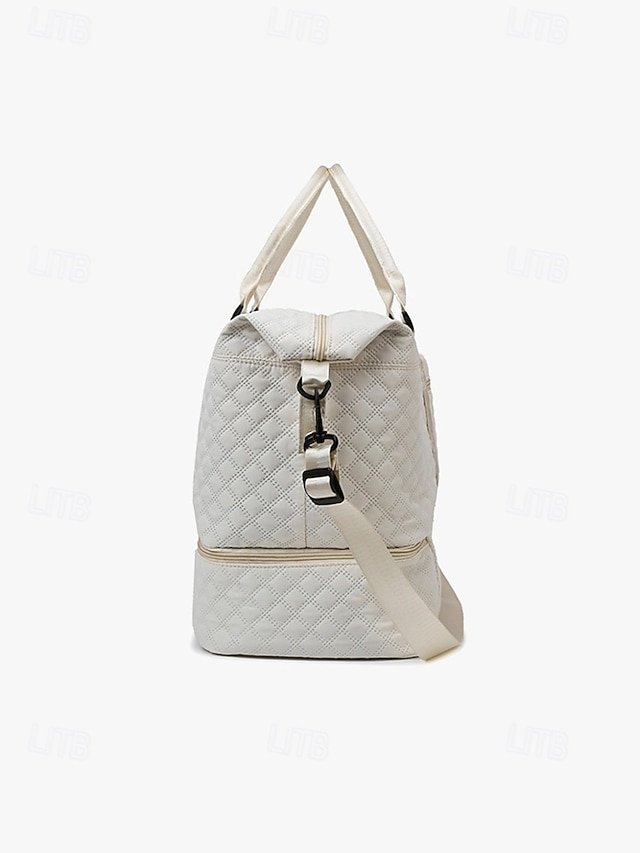 Women’s Quilted Nylon Duffel Bag Set - Image 6