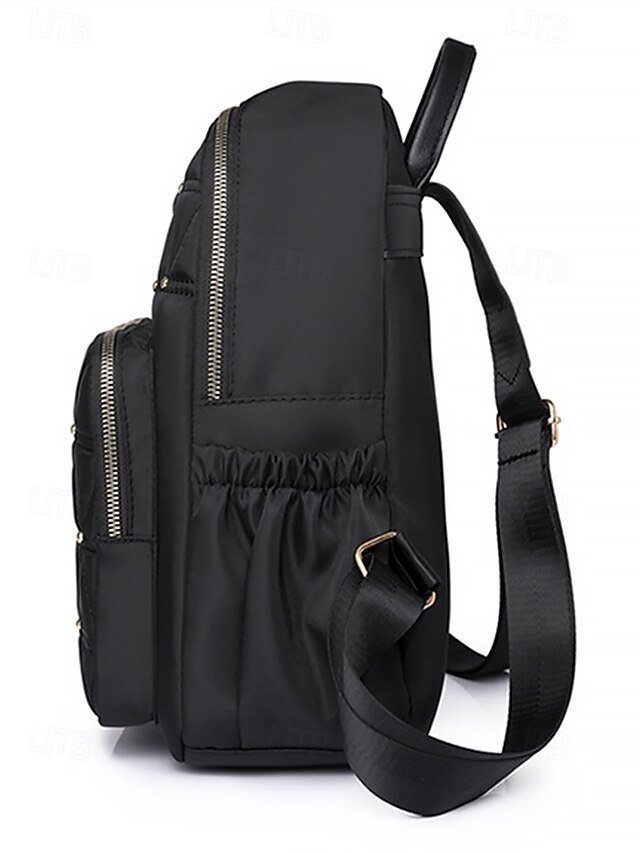 Women’s Quilted Waterproof Nylon Backpack - Image 4