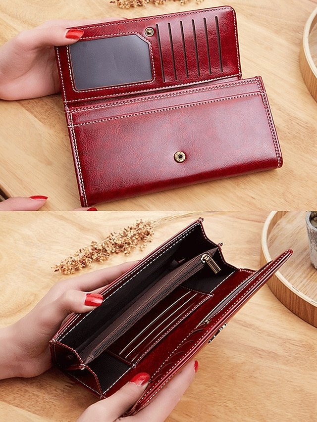 Women’s Waterproof Faux Leather Wallet - Image 4