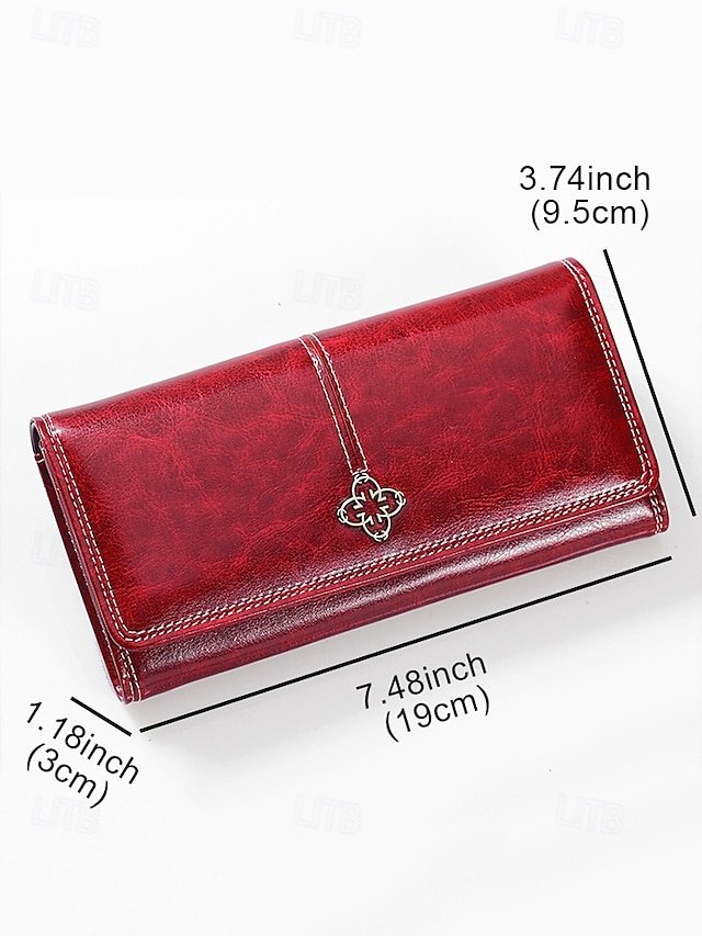 Women’s Waterproof Faux Leather Wallet - Image 6