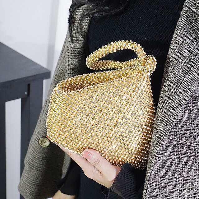 Women’s Rhinestone Wristlet Evening Bag - Image 2