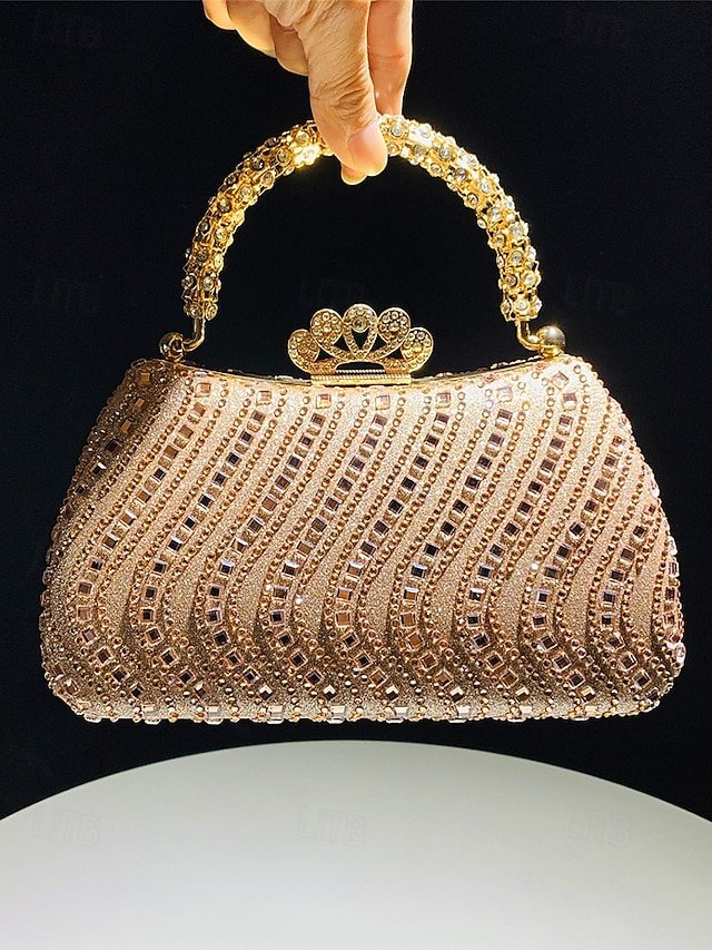 Women’s Sequins Evening Bag with Chain Strap - Image 5
