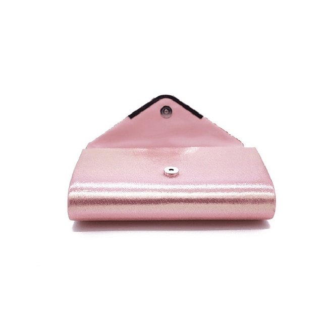 Women’s Silver Glitter Clutch Purse with Chain Strap - Image 5