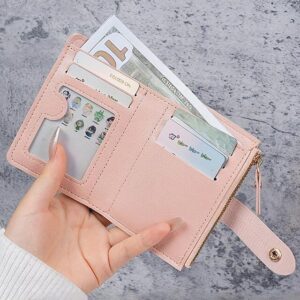 Alternative view of Women’s Small Bifold Wallet with Zipper Coin Pocket