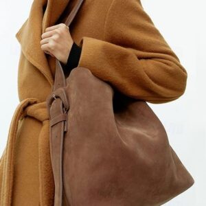 Alternative view of Women’s Suede Shoulder Tote Bag