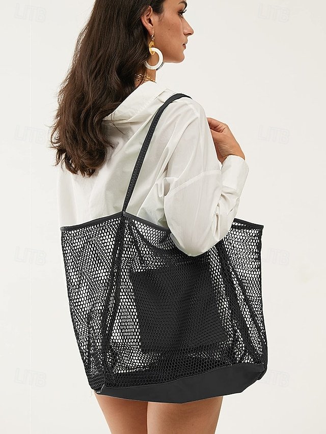 Women’s Mesh Shoulder Bag - Image 4