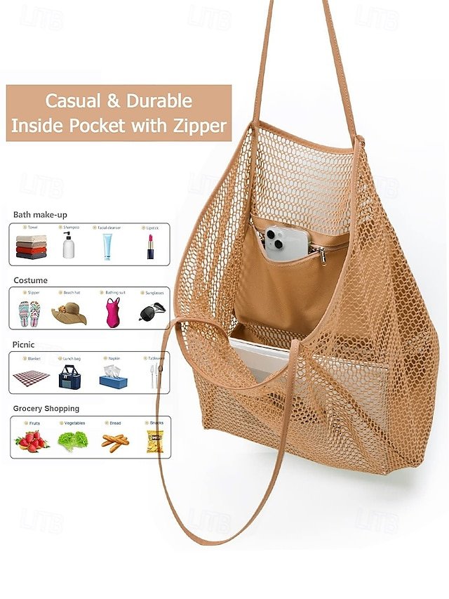 Women’s Mesh Shoulder Bag - Image 8