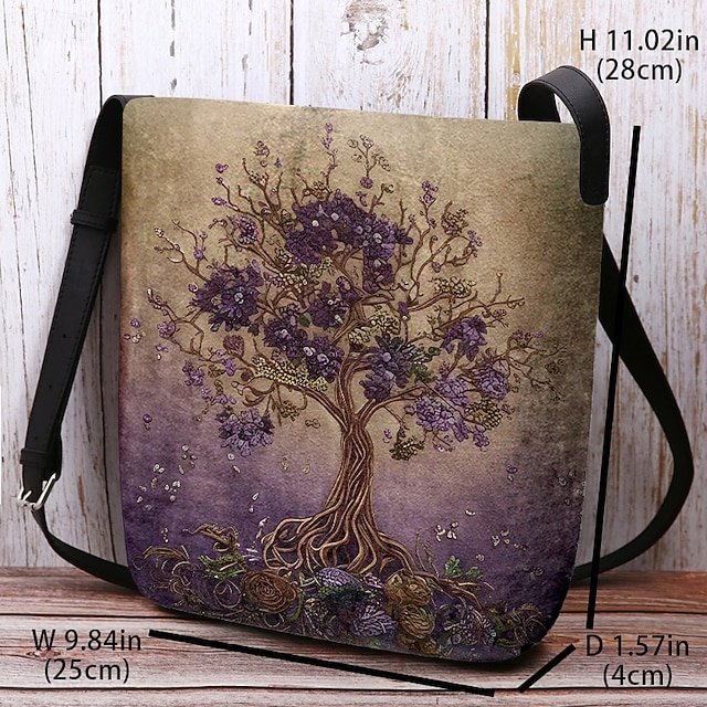Women’s Velvety Polyester Shoulder Bag - Image 5