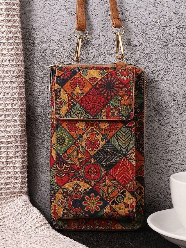 Women’s Vintage Boho Phone Crossbody Bag - Image 4