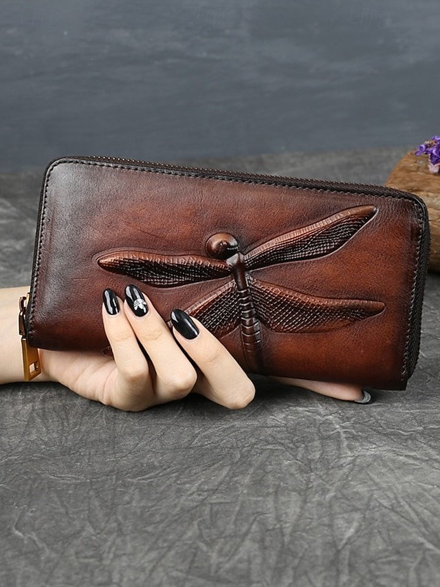 Women’s Large-Capacity Leather Wallet - Image 2