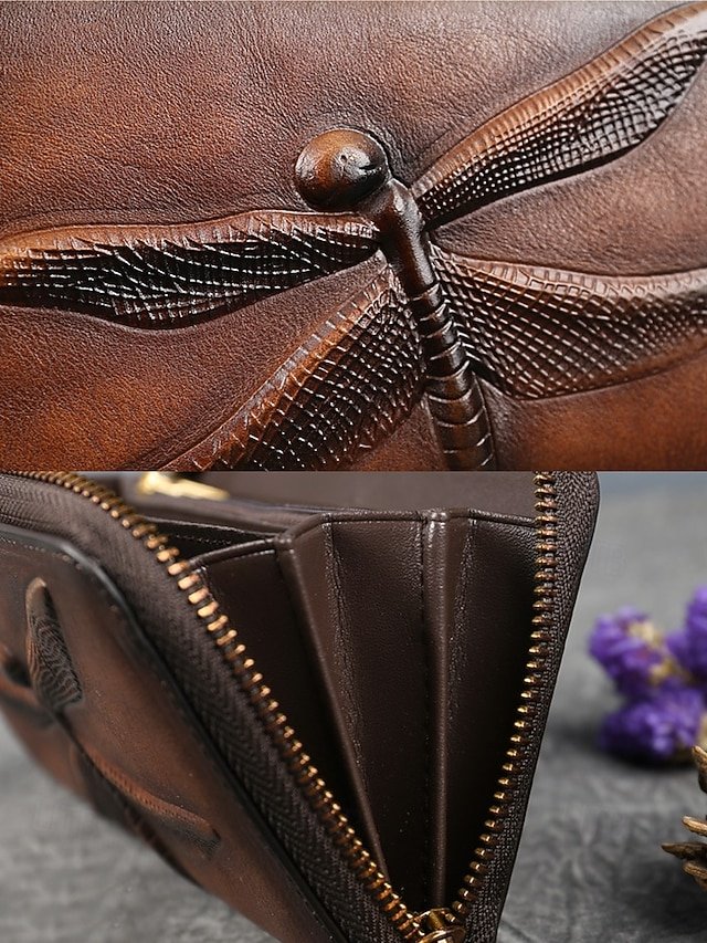 Women’s Large-Capacity Leather Wallet - Image 6