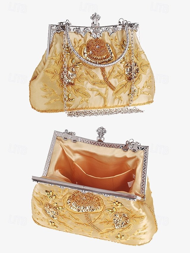 Women’s Floral Polyester Handbag - Image 3